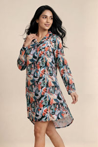 Zivame Woven Loungewear Dress - Tap Shoe — thumbnail 2